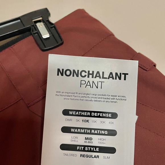 DC WOMEN'S NONCHALANT 10K INSULATED SNOWBOARD PANTS SIZE LARGE - Picture 5 of 6